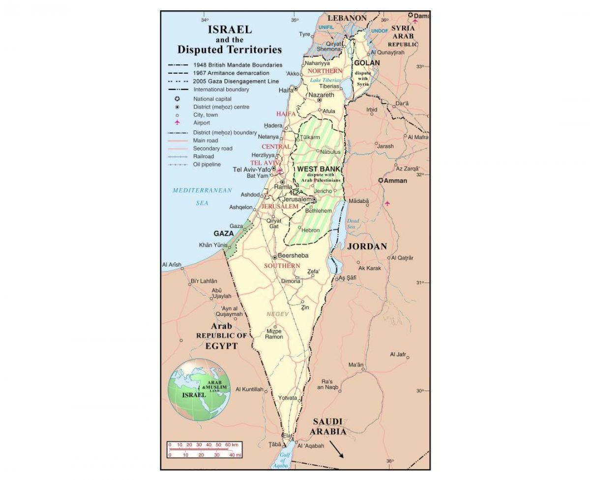 mapa Izraela lotnisk