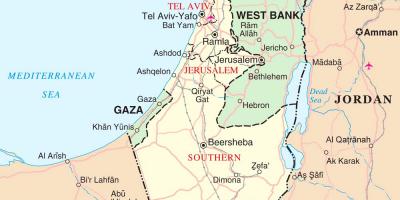 Mapa Izraela turystyczna