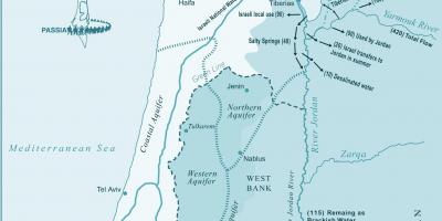 Mapa rzeki Izraela 